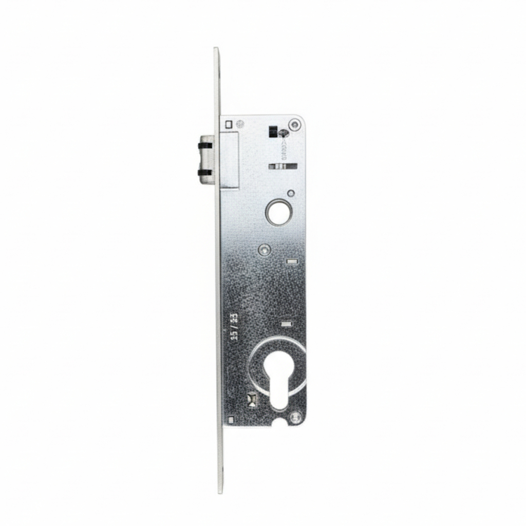 Замок REZE ALU 35/85/23 с роликом и ригелем