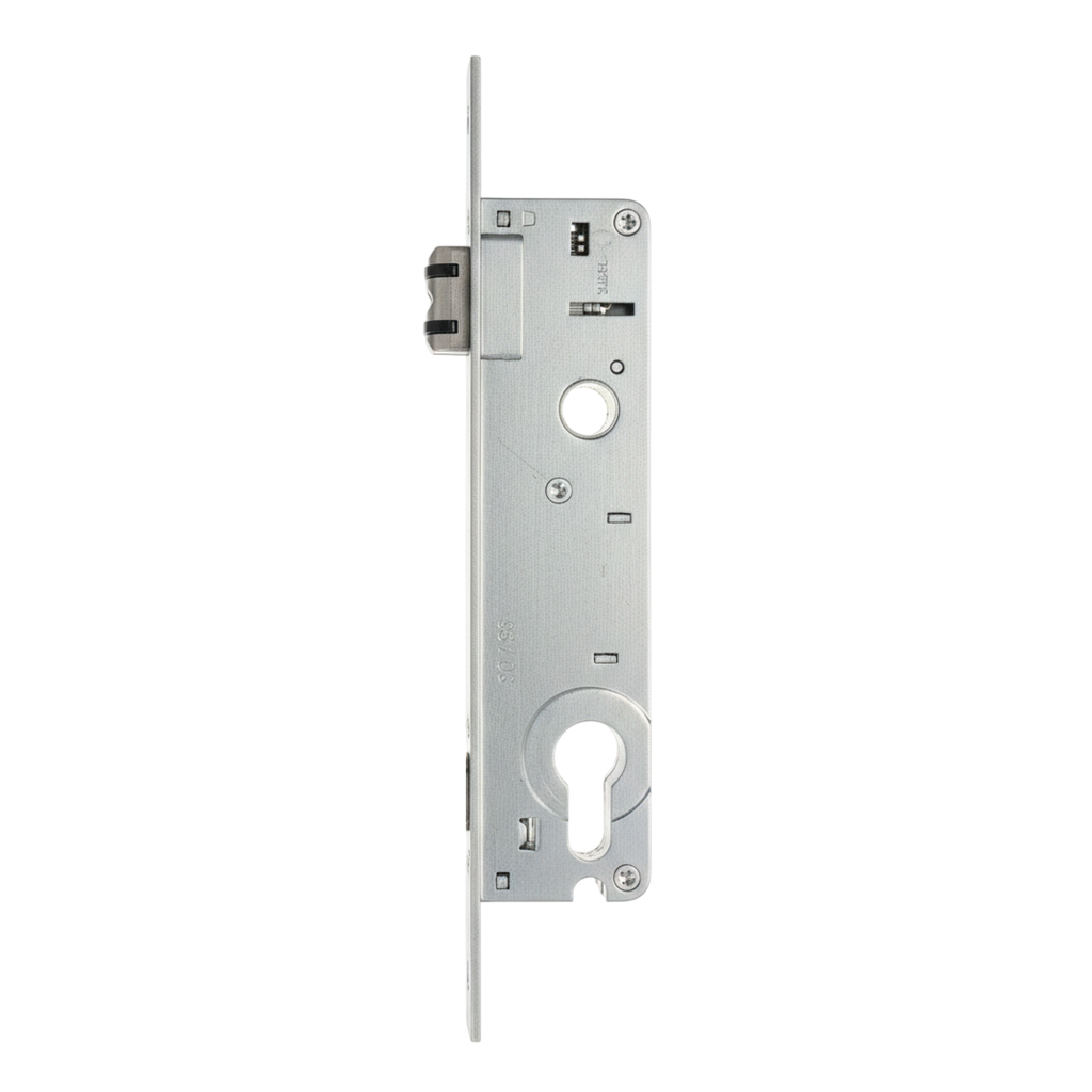 Замок REZE ALU 30/85/23, с роликом и ригелем