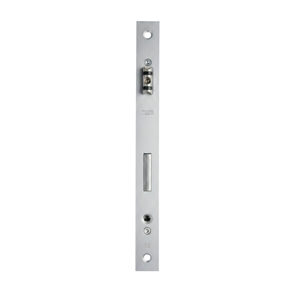 Замок REZE ALU 20/85/23, с роликом и ригелем