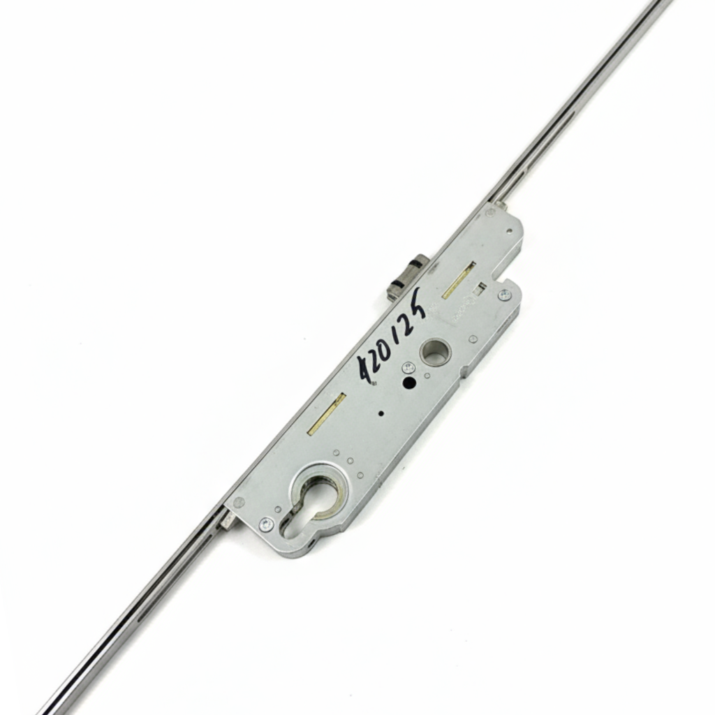 Замок REZE многозапорный 35/92 упр. от ключа 1850 -2200 мм, с роликом и ригелями